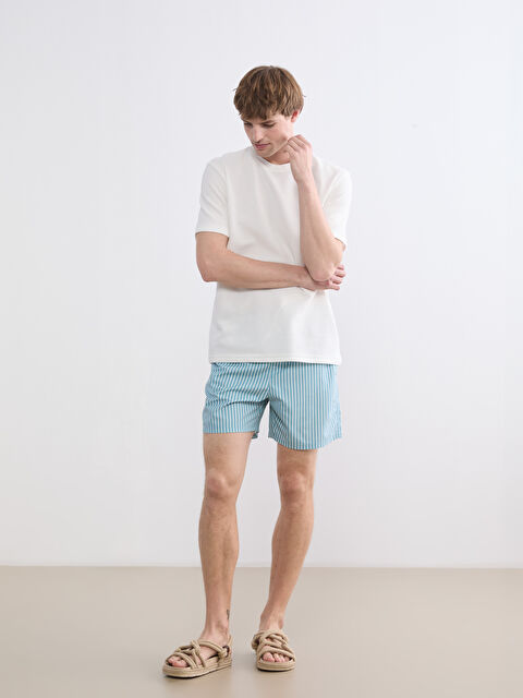 LCW SWIMWEAR Çizgili Erkek Yüzme Şortu