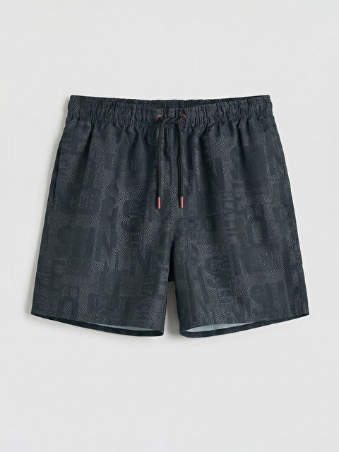 LCW SWIMWEAR Kısa Boy Baskılı Erkek Deniz Şortu