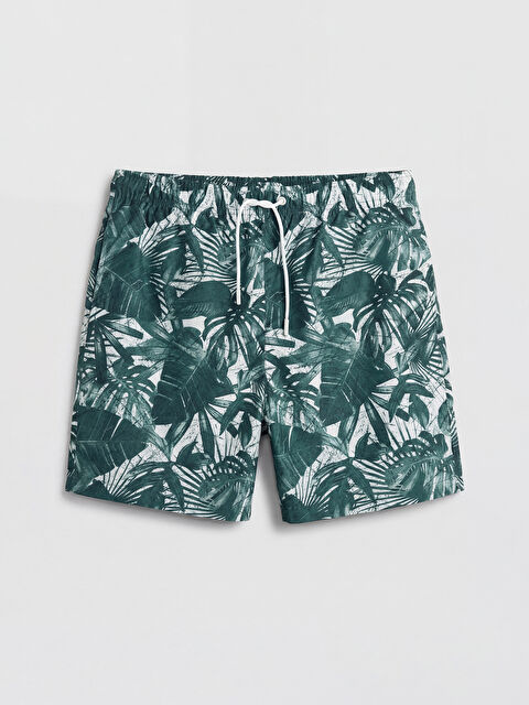 LCW SWIMWEAR Kısa Boy Desenli Erkek Deniz Şortu
