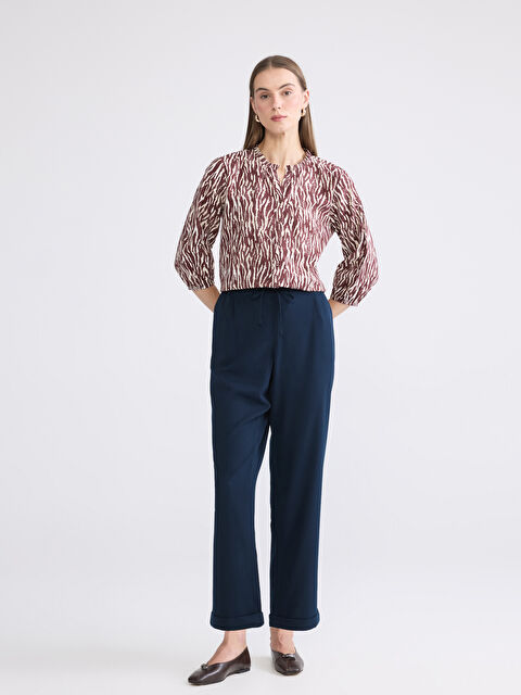 LCW Grace Women's Trousers with Elastic Waistband - S6DJ20Z8-E1J
