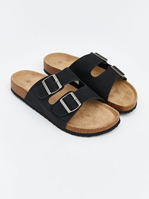 LCW STEPS Man BLACK Sliders - S6DJ44Z8-CVL