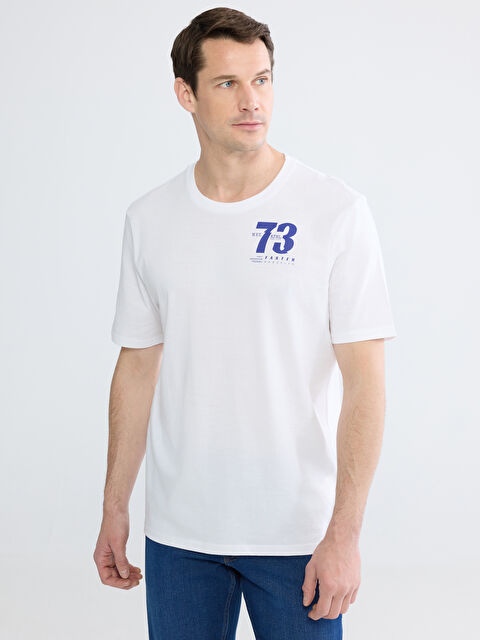 LCW ECO Man WHITE T-Shirt - S6DJ47Z8-JYX