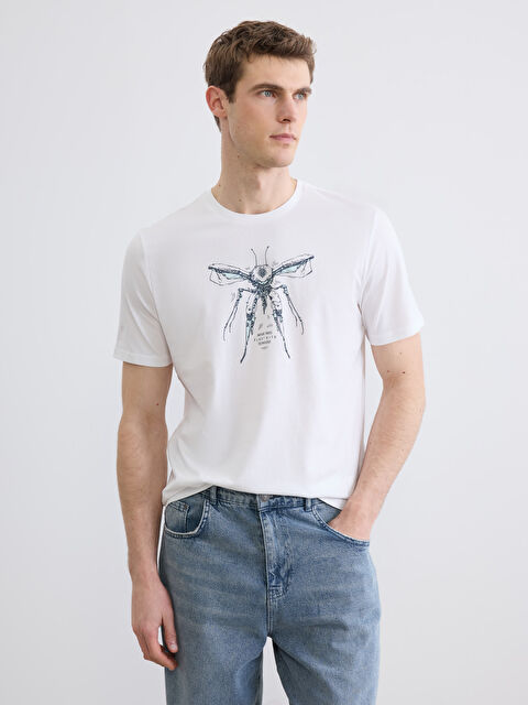 LC WAIKIKI Man WHITE T-Shirt - S6DJ64Z8-Q6K