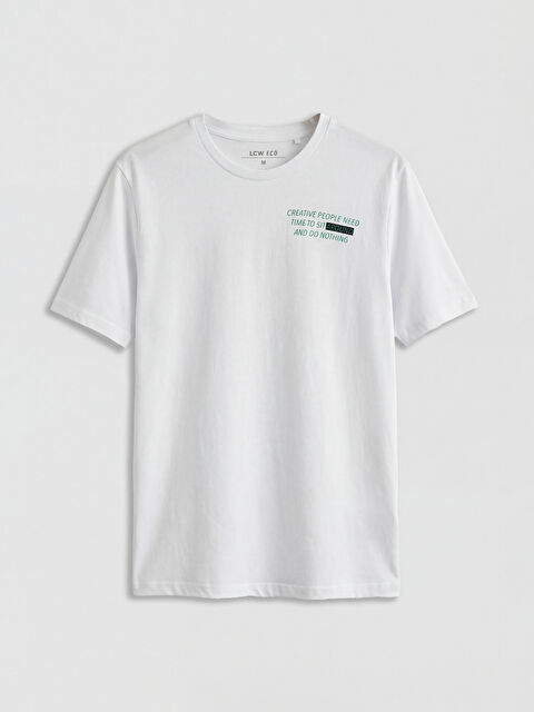 LC WAIKIKI Άνδρας ΛΕΥΚΟ Μπλουζάκι - S6DJ65Z8-J5F