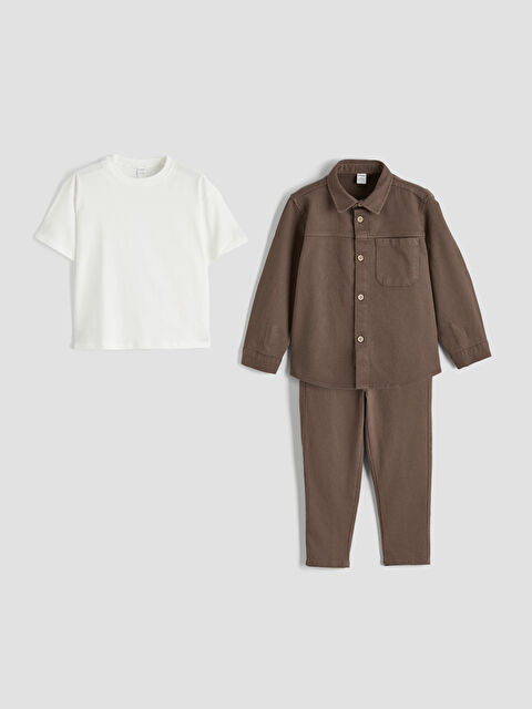 LCW Kids Erkek Çocuk Takım 3'lü - S6DK07Z1-R1T