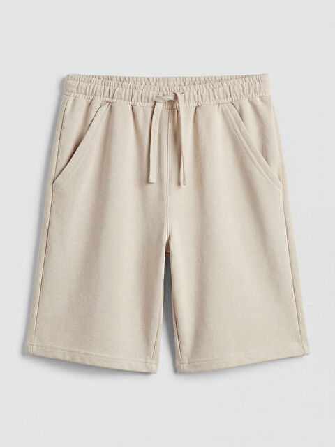 LCW Kids Beli Lastikli Basic Erkek Çocuk Şort