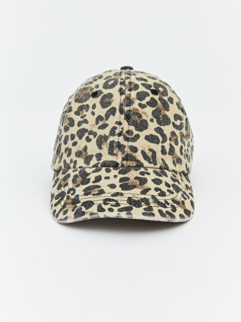LCW ACCESSORIES Leopard Pattern Women's Kep Hat - S6DK46Z8-LQY