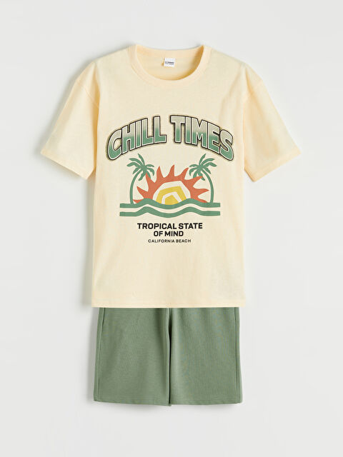 LCW Kids Ensembles BEIGE Garçon