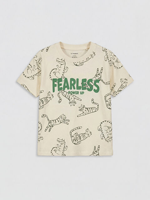 LCW Kids Ұлдар сарғыш футболка - S6DL57Z1-LQA