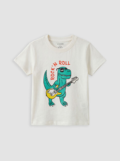 LCW Kids Ұлдар сұрғыштау-қою сары футболка - S6DL71Z1-R9J