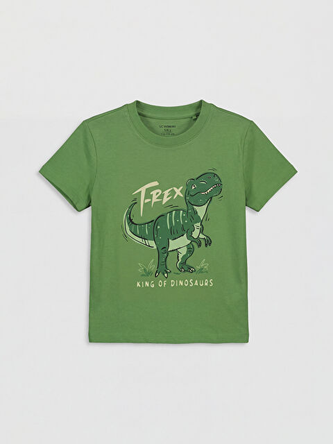 LCW Kids Ұлдар жасыл футболка - S6DL77Z1-GRW