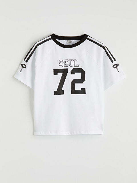 LCW Kids Malibu Baskılı Kız Çocuk Tişört - S6DL84Z4-Q6K