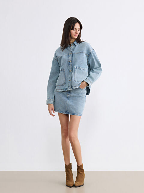 LCW Vision Standart Fit Mini Jean Etek - S6DN65Z8-507