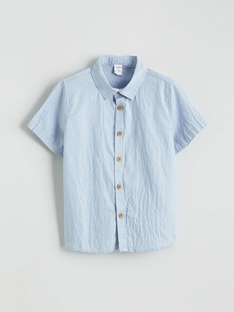 LCW Kids Boy BLUE Shirt - S6DN90Z1-G5Z