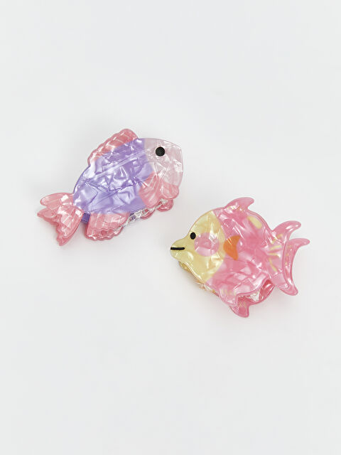 LCW ACCESSORIES Balık Figürlü Kız Çocuk Mandal Toka Seti 2'li - S6DO09Z4-M0T