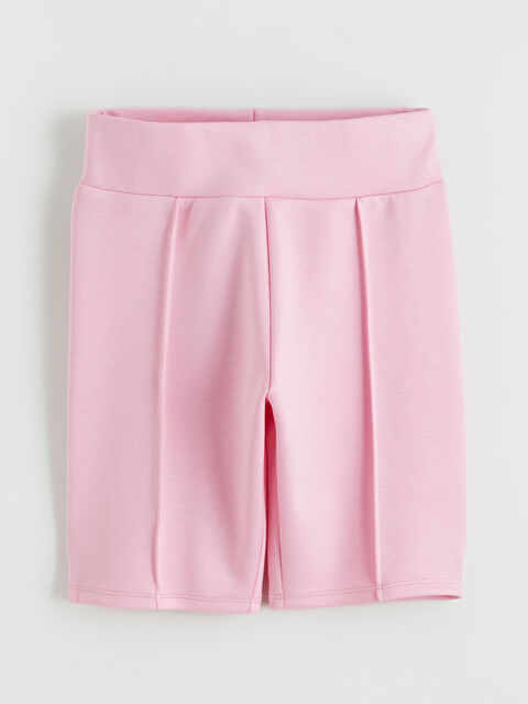 LCW Kids Beli Lastikli Kız Çocuk Kısa Tayt - S6DO28Z4-QY7