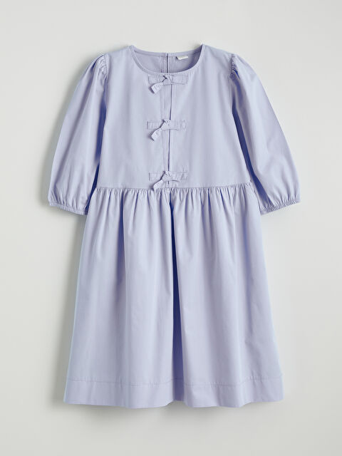 LCW Kids Fiyonk Detaylı Kız Çocuk Elbise - S6DO67Z4-GCT