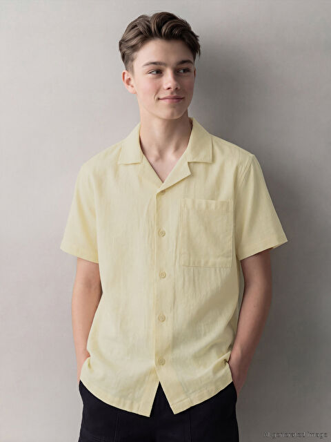 LCW Kids Resort Yaka Armürlü Erkek Çocuk Gömlek