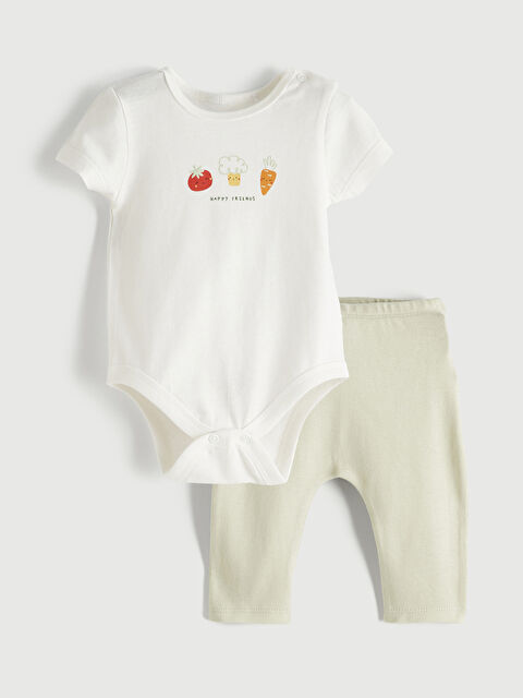 LCW baby Baskılı Erkek Bebek Takım  - S6DP82Z1-FDU