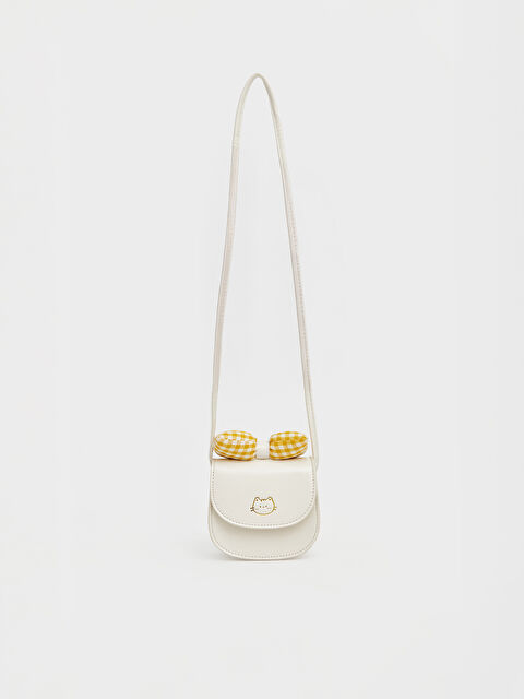 LCW ACCESSORIES Deri Görünümlü Kız Bebek Omuz Çantası