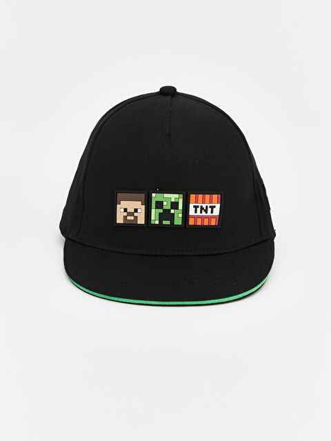 LCW ACCESSORIES Minecraft Baskılı Erkek Bebek Kep Şapka  - S6DR02Z1-CVL