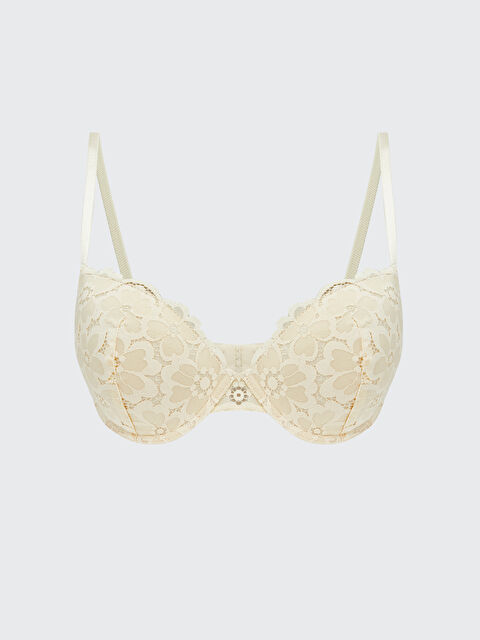 LCW DREAM Balenli Dolgusuz Dantelli Tişört Sütyen - S6DR16Z8-FRG