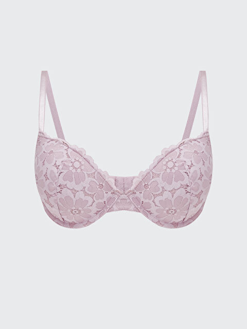LCW DREAM Balenli Dolgusuz Dantelli Tişört Sütyen - S6DR16Z8-G5W