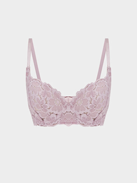 LCW DREAM Balenli Dolgusuz Dantelli Tişört Sütyen - S6DR20Z8-G5W