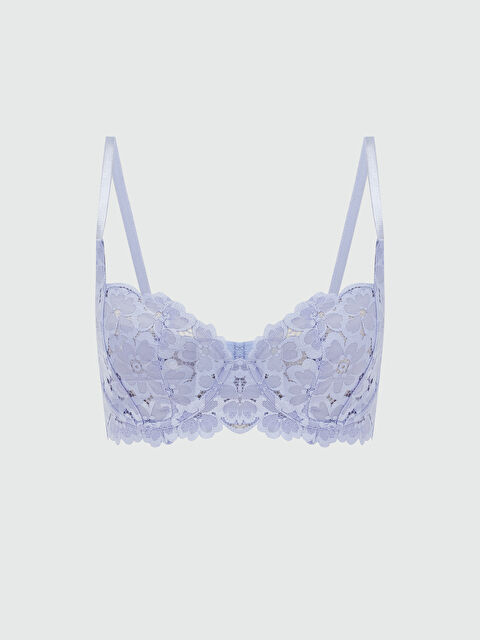 LCW DREAM Balenli Dolgusuz Dantelli Tişört Sütyen - S6DR20Z8-GCB