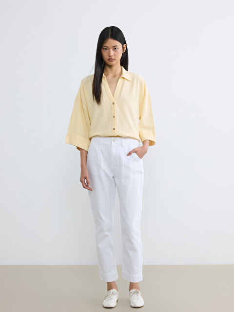 LCW Jeans Woman WHITE Jeans - S6DR56Z8-844