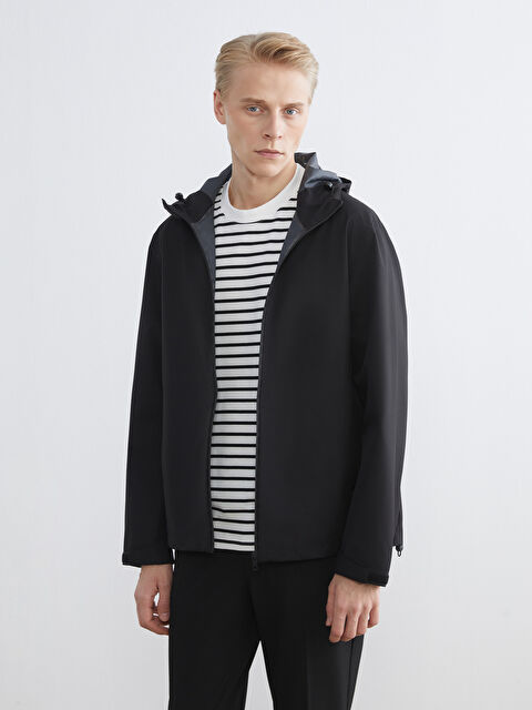 LCWAIKIKI Classic Ерлер қара Күртке - S6DR92Z8-CVL