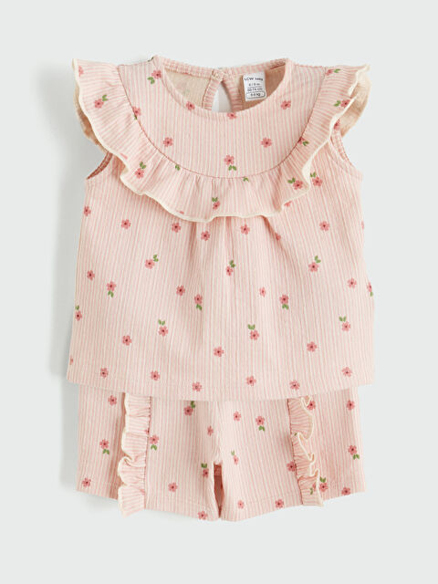 LCW baby Baby Girl ECRU Set