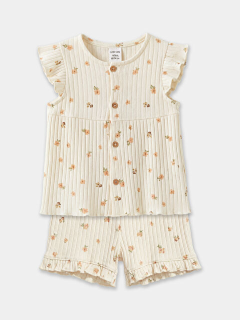 LCW baby Baby-Mädchen ECRU Set - S6DS38Z1-LRB