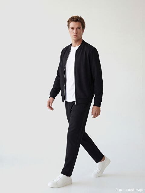 SOUTHBLUE Standart Kalıp Erkek Fermuarlı Sweatshirt - S6DS67Z8-CVL