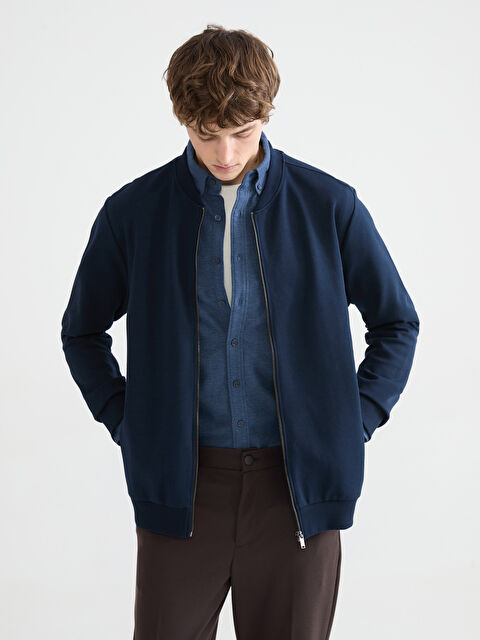 SOUTHBLUE Men's Regular Fit Zip-Up Sweatshirt - S6DS67Z8-RFH