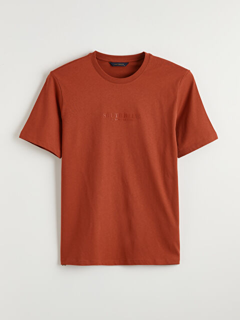 SOUTHBLUE Bisiklet Yaka Baskılı Erkek Penye Tişört - S6DS68Z8-KF6