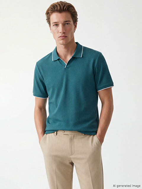 SOUTHBLUE Polo Yaka Erkek Tişört - S6DT05Z8-HEV