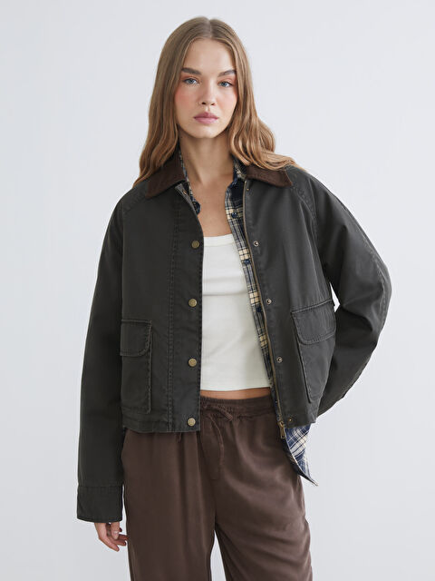 XSIDE Kadife Yaka Kadın Ceket - S6DT14Z8-D2V