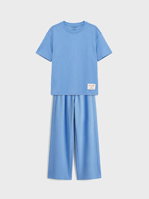 LCW Kids Girl BLUE Set - S6DU37Z4-GJL