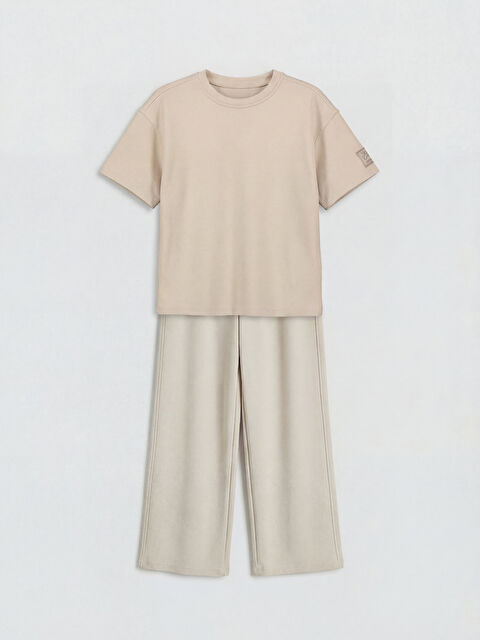 LCW Kids Kız Çocuk Soft Touch Eşofman Takım