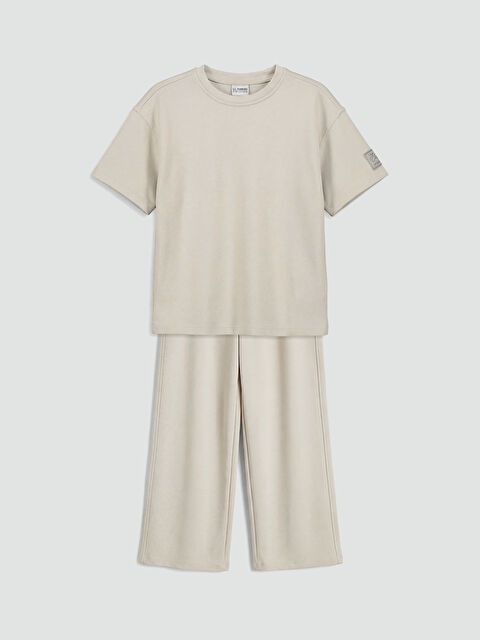 LCW Kids Kız Çocuk Soft Touch Eşofman Takım