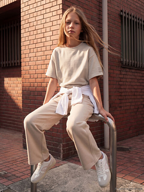 LCW Kids Kız Çocuk Soft Touch Eşofman Takım