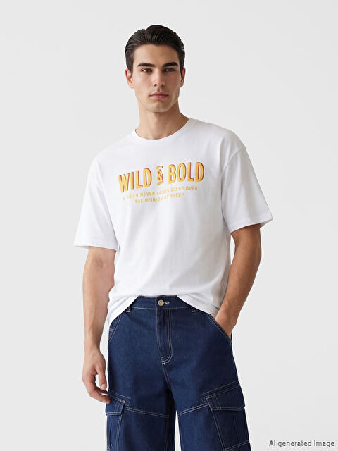 LC WAIKIKI Crew Neck Printed Men's T-Shirt