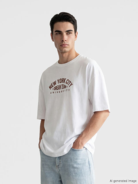 LC WAIKIKI Crew Neck Printed Men's T-Shirt