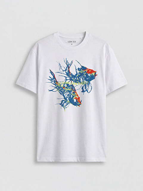 LC WAIKIKI Άνδρας ΛΕΥΚΟ Μπλουζάκι - S6DU75Z8-Q6K