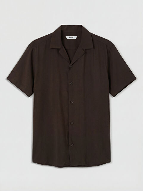 LC WAIKIKI Standart Kalıp Keten Görünümlü Erkek Gömlek