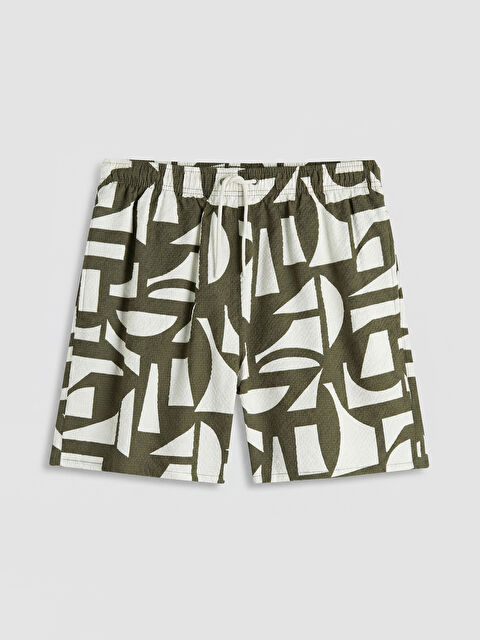 LCW SWIMWEAR Kısa Boy Desenli Erkek Deniz Şortu - S6DV34Z8-LRR