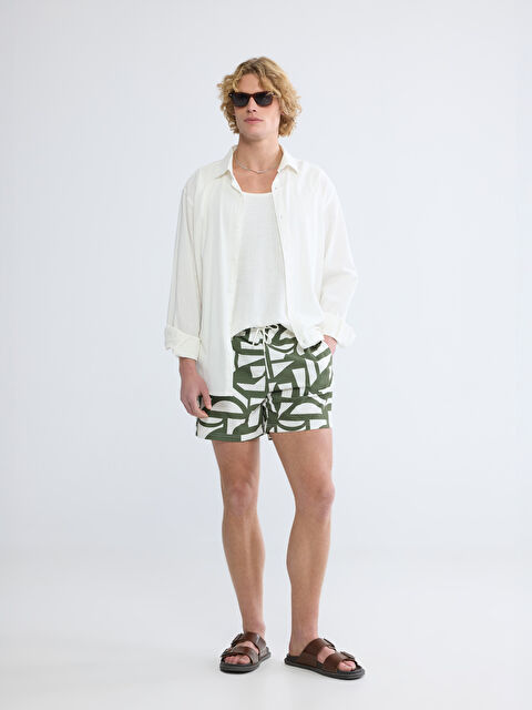 LCW SWIMWEAR Muškarac ZELENA Kupaće kratke hlače