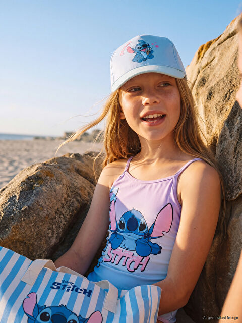LCW ACCESSORIES Lilo und Stitch bedruckte Mädchen-Baseballkappe