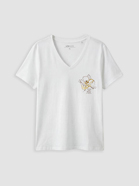 LC WAIKIKI Žena BIJELA Majica kratkih rukava